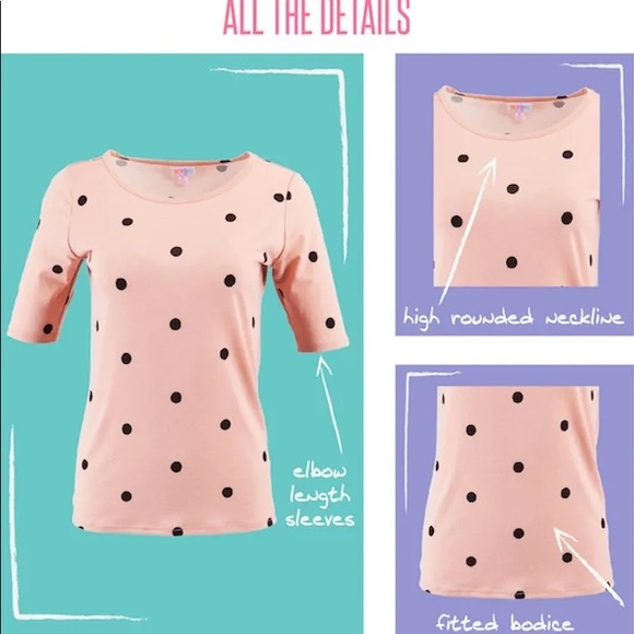 NWT Xs Gigi Aqua Stripes 3/4 Sleeves Fitted Top High Scoop Neck - Picture 3 of 4